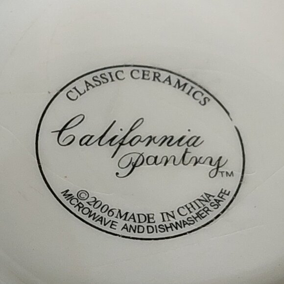 California Pantry 2006 Set of 2 Footed, Double Handled Rooster Soup Bowls - Picture 7 of 13